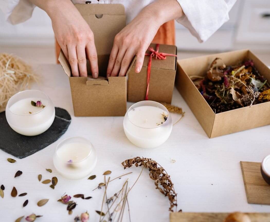 Bougie de Noël DIY