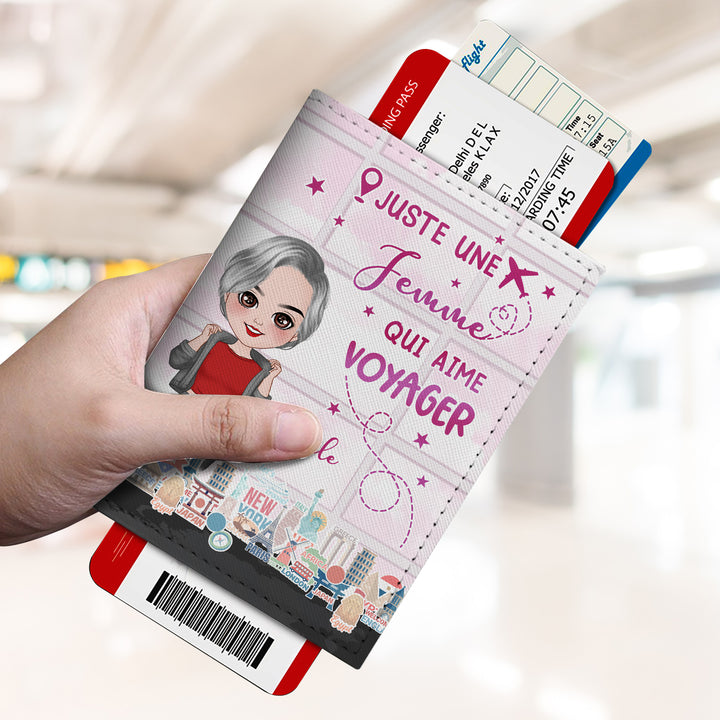 Porte-passeport personnalisé