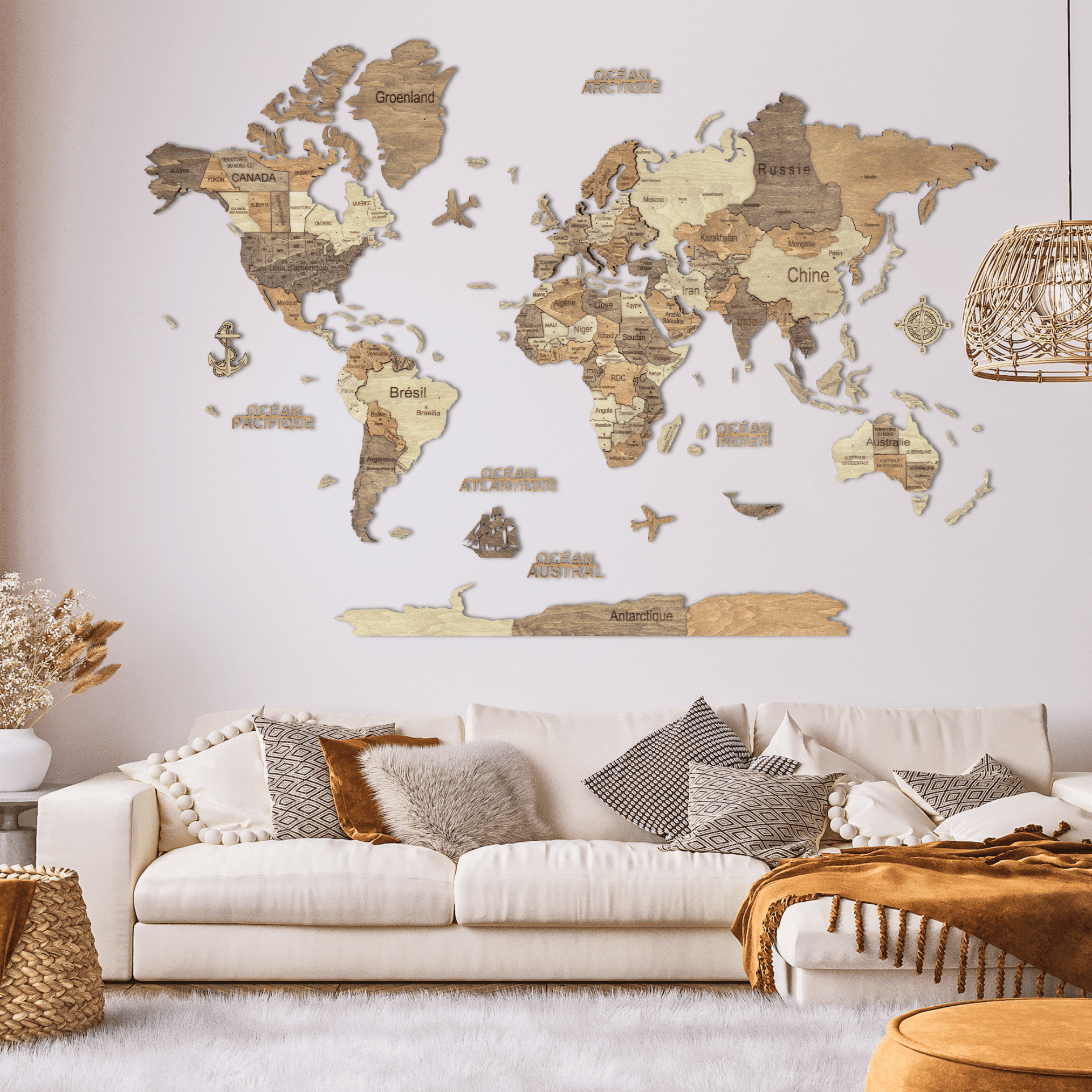 Décoration murale ou objet rappelant une destination spécifique