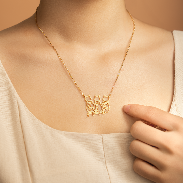 Bijoux avec chat pour un accessoire symbolique et élégant