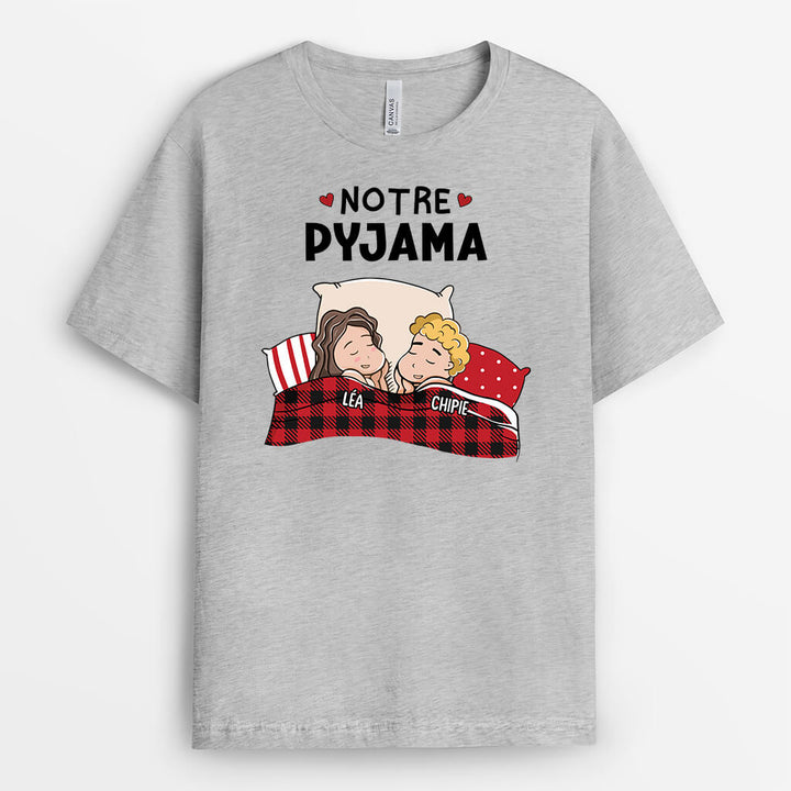 T-shirt Duo Couple Personnalisé