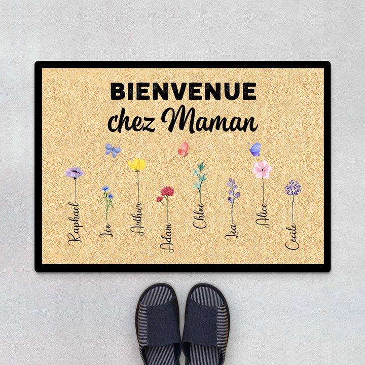 Paillasson bienvenue à la maison