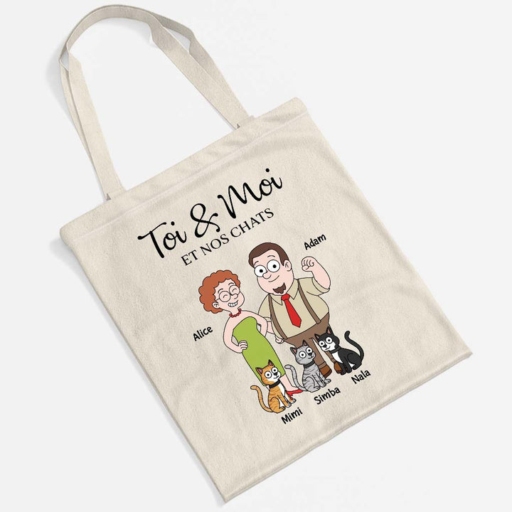 Tote bag personnalisé résistant pour transporter accessoires ou courses