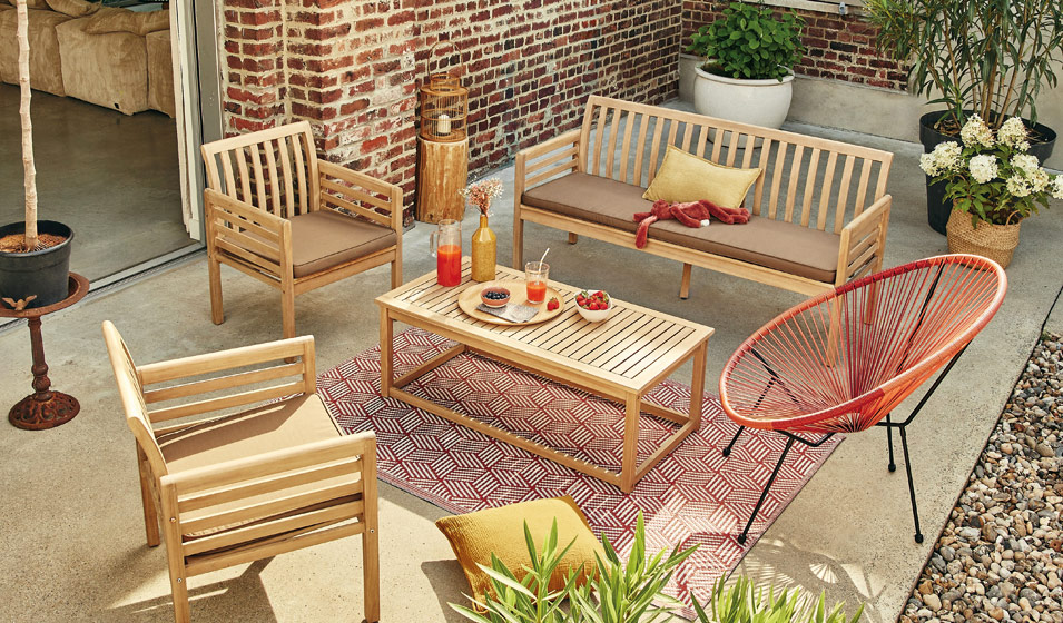 Fauteuil ou chaise de jardin confortable