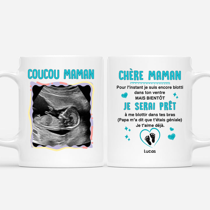 Mug maman personnalisé avec un message tendre