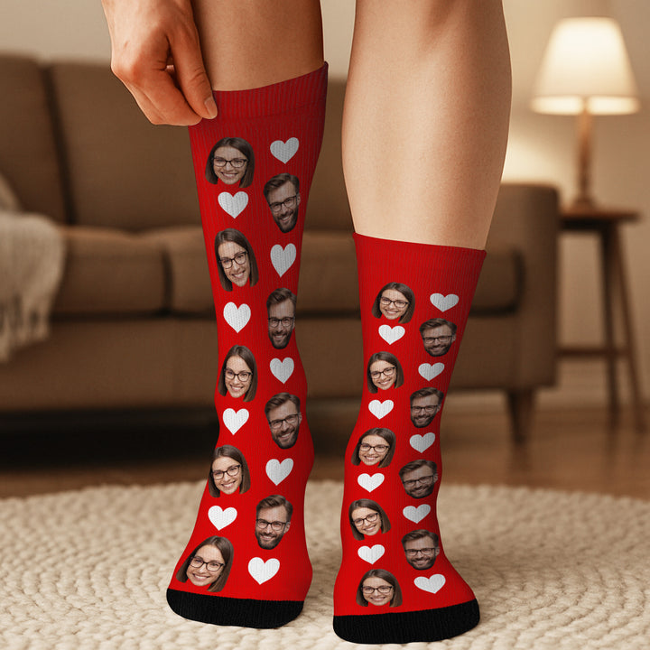 Chaussettes photo personnalisées