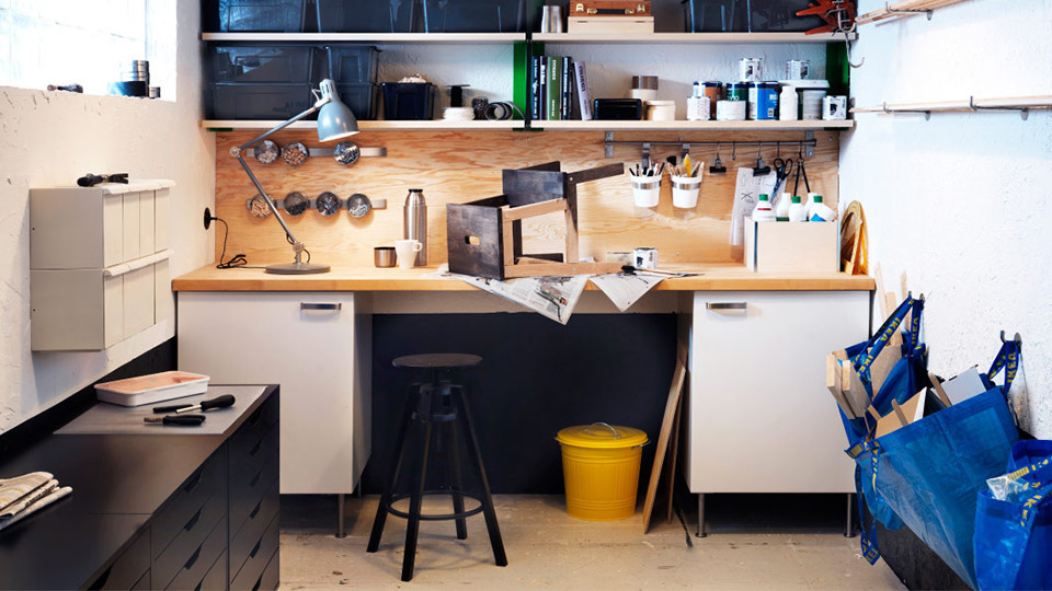 6. Ajouter un coin détente pour les passionnés de bricolage