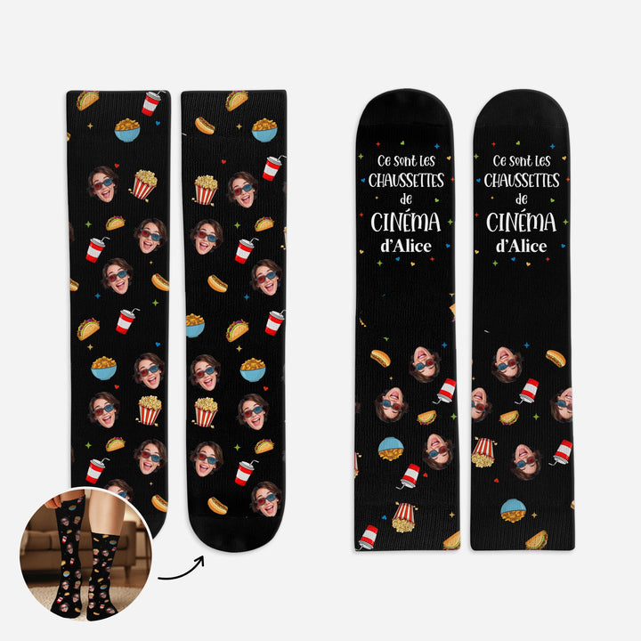 Chaussettes Personnalisées - Chaussettes De Cinéma